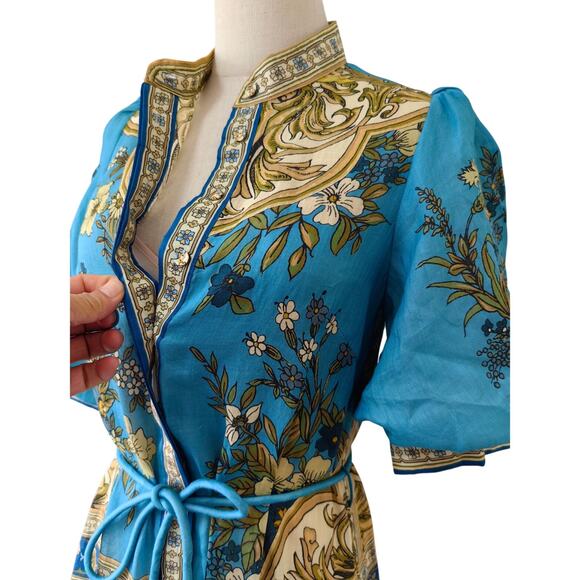 Alemais Cassie Tiered Midi Dress US 8 - Picture 7 of 11